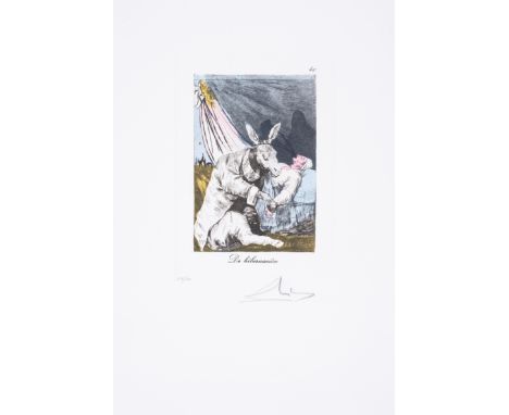 Salvador Dalí (1904-1989)De hibernación, from Les Caprices de Goya de Dalí (Field 77-3-42; M&L 887)Drypoint on heliogravure w