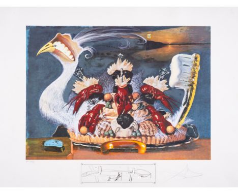 Salvador Dal&iacute; (1904-1989)L'ativisme desoxyribonucl&eacute;ique, from Les D&icirc;ners de Gala (Field 77-5H; M&amp;L 13