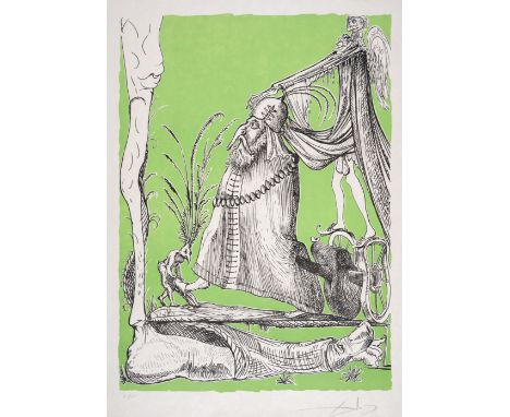 Salvador Dalí (1904-1989) Plate 11, from Les Songes drolatiques de Pantagruel (Field 73-7K; M&L 1422)Lithograph printed in co