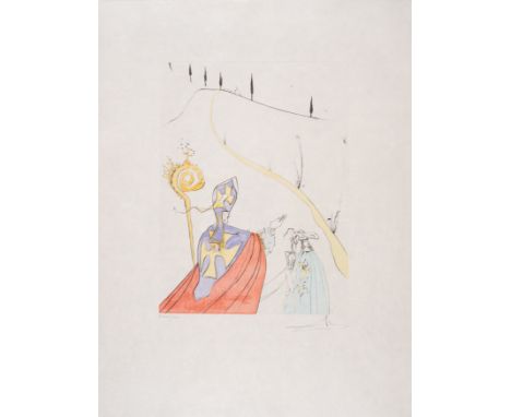 Salvador Dal&iacute; (1904-1989)The Sacred Love of Gala, from After 50 Years of Surrealism (Field 74-8J; M&amp;L 674)Etching 