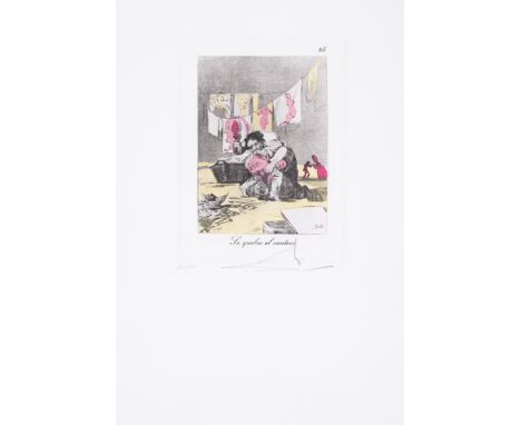 Salvador Dalí (1904-1989)Se quebro el cantero, from Les Caprices de Goya de Dalí (Field 77-3-56; M&L 872)Drypoint on heliogra