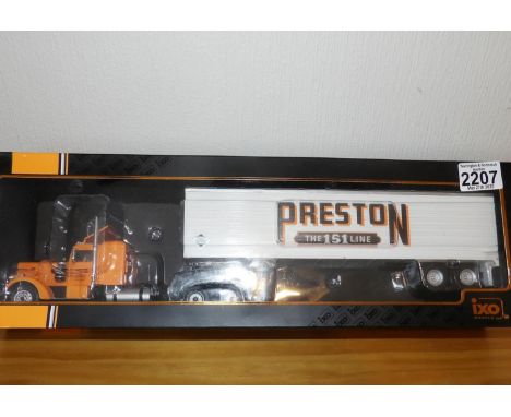 IXO 1.43 Scale Peterbilt 350 Preston People. P&amp;P Group 2 (£18+VAT for the first lot and £2+VAT for subsequent lots) 