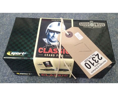 Scalextric: C2639 A Cooper Climax, 1960 Jack Brabham and a limited edition Goodwood Revival 5000, all in very good condition 