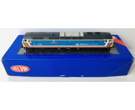 Heljan OO Gauge 4809 Class 47 581 NSE Network Southeast Livery 'Great Eastern' - With Etched Nameplates - Boxed. P&amp;P Grou