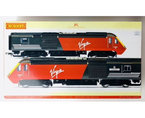 Hornby OO Gauge R2704 Virgin Trains Class 43 HST Train Pack - Boxed with Instructions. P&amp;P Group 2 (£18+VAT for the first