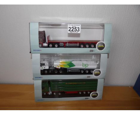 Oxford 1.76 x 3 Haulage J.R. Adams, Wm Armstrong, BP Fuel Tanker. P&amp;P Group 2 (£18+VAT for the first lot and £2+VAT for s