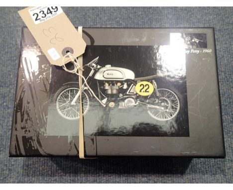 Minichamps 1/12 scale model motorcycle 1960 Manx Norton Ray Petty. As new and boxed. P&amp;P Group 2 (£18+VAT for the first l