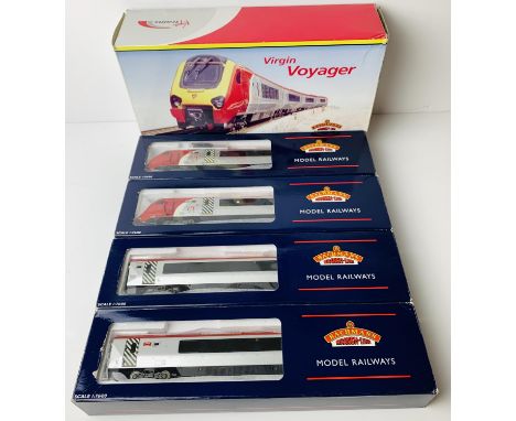 Bachmann OO Gauge 32-602 Class 220 Virgin Voyager 4 Car Unit 220018 'Dorset Voyager' - Boxed (4x Drawer Couplings included in