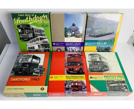 6x EFE 1/76 Bus Limited Edition Gift Sets - All Boxed including Outer Mailer Boxes. P&amp;P Group 3 (£25+VAT for the first lo