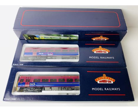 Bachmann OO Gauge 31-510 Class 158 2x Car DMU Transpennine First Group Livery - Boxed with Instructions. P&amp;P Group 2 (£18