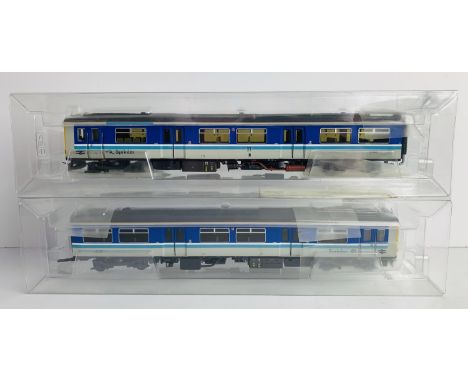 Bachmann 2 Car Class 150 DMU - Fitted with P4 Wheel Sets, DCC Digital Fitted Lenz #1501 - Contained in Plastic Tray Packaging