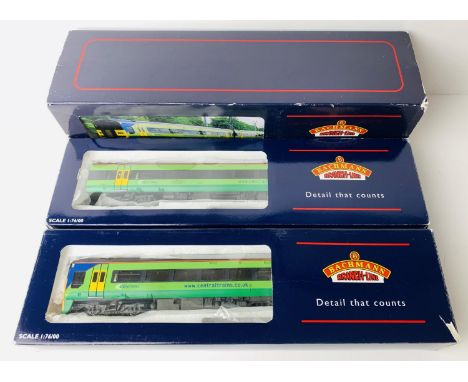 Bachmann OO Gauge 31-504A Class 158 2x Car DMU Central Trains Livery - Boxed with Instructions. P&amp;P Group 2 (£18+VAT for 