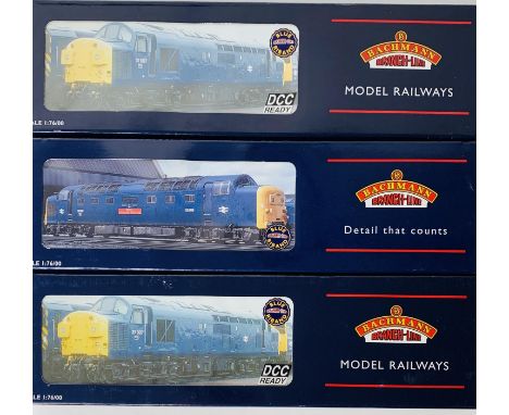 3x Bachmann EMPTY LOCO BOXES - To Include: 32-526 Deltic Box &amp; 2x 32-777 Class 37 Boxes - All come with Internal Poly Tra