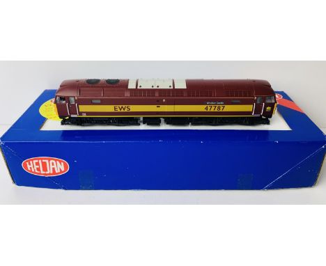 Heljan #4698 OO Gauge Class 47 787 EWS Livery 'Windsor Castle' Limited Edition Cert No.464 of 1000 - Boxed. P&amp;P Group 2 (