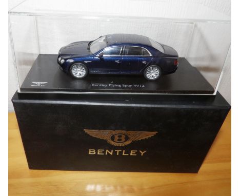 KY0SHO 1.43 Scale Bentley Flying Spur W12 (Peacock). P&amp;P Group 2 (£18+VAT for the first lot and £2+VAT for subsequent lot