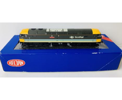 Heljan OO Gauge 4807 Class 47 715 Scotrail Livery 'Haymarket' - Boxed. P&amp;P Group 2 (£18+VAT for the first lot and £2+VAT 