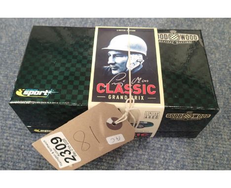 Scalextric: C 2552 A Vanwall F1, 1957 Stirling Moss and a limited edition Goodwood Revival 6000, all in very good condition a