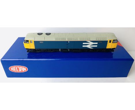 Heljan OO Gauge Class 47 BR Blue Large Logo - No Name / Number - Boxed with Instructions. P&amp;P Group 2 (£18+VAT for the fi