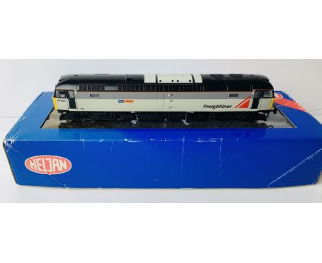 Heljan OO Gauge 4674 Class 47 334 Freightliner Livery 'P&amp;O Nedlloyd' - Boxed with Instructions. P&amp;P Group 2 (£18+VAT 