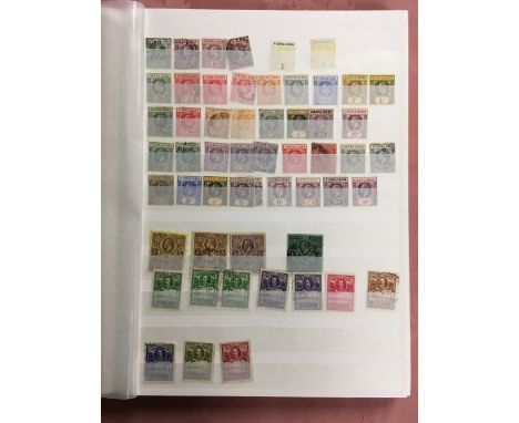 LARGE STOCKBOOK WITH QV - KG6 MAINLY USED COUNTRIES R - Z, RHODESIA, SEYCHELLES, SIERA LEONE, SOUTH AFRICAN PROVINCES, LYDENB