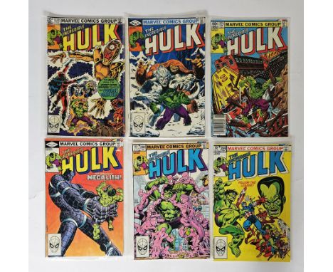 Marvel Comics The Incredible Hulk (1981-1994) to include #259 (origin of Darkstar &amp;&nbsp;Vanguard), 272 (3rd appearance o