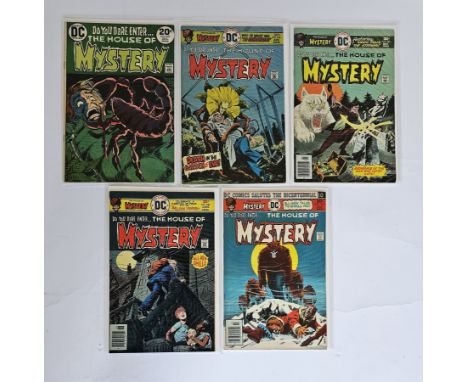 DC Comics House of Mystery&nbsp;(1973 - 1981) first horror title published by DC&nbsp;to include #220, 240-244, 246, 249, 250