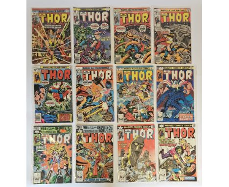 Marvel The Mighty Thor (1974-1993) to include #229 (first appearance of&nbsp;Shade-Thralls),251, 256, 258, 268, 269, 296, 307