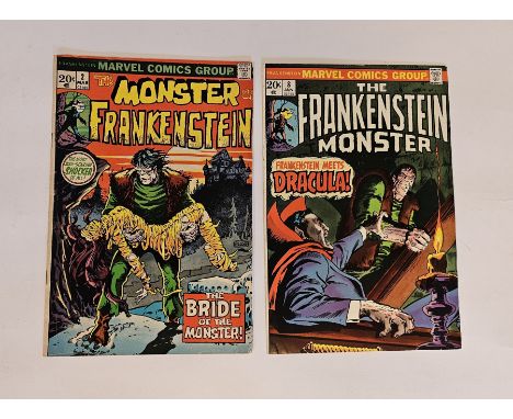 Marvel The Monster of Frankenstein (1973-1975)&nbsp;#2 (1st appearance of the Bride of Frankenstein in Marvel Comics), #4-7, 