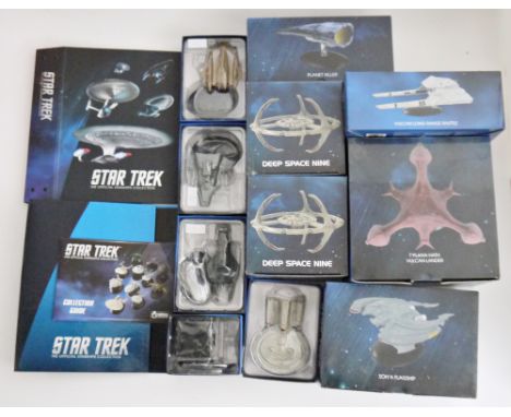 Eagle Moss collections, Star Trek the Official Collection, issues 177 -180, including magazines and boxed Starship models: Sh
