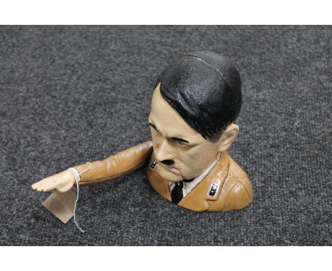 A cast iron novelty Hitler nutcracker 