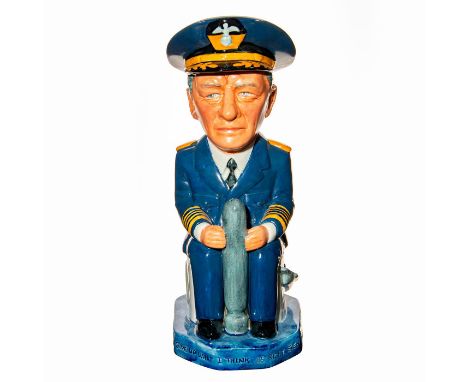 Wilkinson toby jug of American Fleet Admiral of the Navy, Chester W. Nimitz. Commissioned by the American Toby Jug Museum and