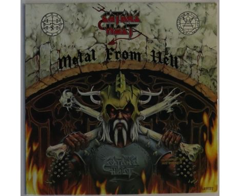 SATAN'S HOST - METAL FROM HELL - A devastating bundle of the rare 1986 LP with an exceptional selection of unique promotional