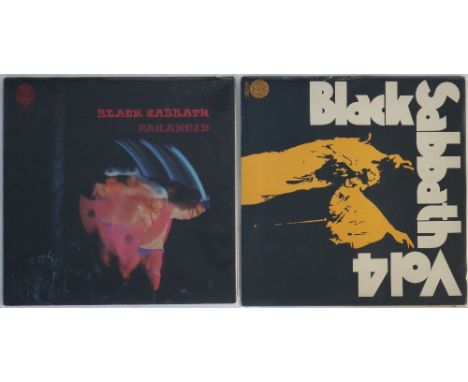 BLACK SABBATH - PARANOID/VOL 4 - 2 x well presented 1st UK pressings of these monstrous albums. Titles are Paranoid (large sw