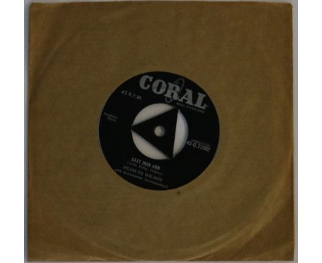 PEANUTS WILSON - CAST IRON ARM - The scorchingly rare original UK Coral release of this classic from Johnny Peanuts Wilson (4