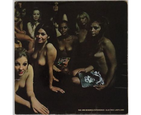 THE JIMI HENDRIX EXPERIENCE - ELECTRIC LADYLAND - A very 1st UK 'blue text' pressing of the pioneering 1968 LP (613008/9). Th