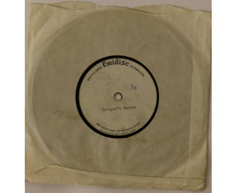 THE BEATLES - OCTOPUS'S GARDEN ACETATE - A highly unusual and perhaps one off UK Emidisc issued 7" recording of 'Octupus's (s