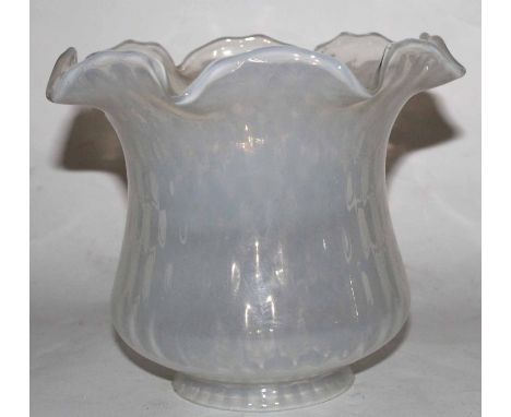 Vaseline glass oil lamp shade