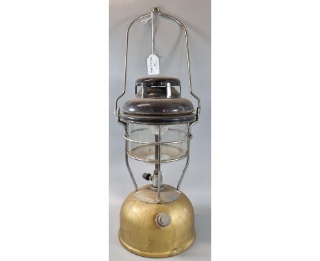 Tilley lamp, with clear glass shade.  37cm high approx.  (B.P. 21% + VAT) 