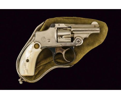 dating: 1875-1890 provenance: USA, Round, rifled, cal. '32 S&amp;W CTG' barrel, with rib, marked with patents until 1889. Flu