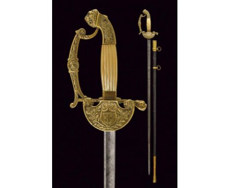 dating: First half of the 19th Century provenance: Piedmont, Straight, single-and false-edged blade with central fuller that 
