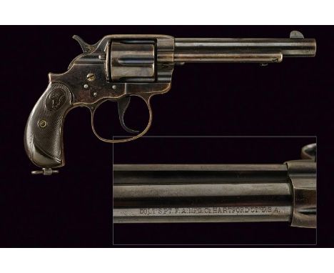 dating: 1875-1890 provenance: USA, Round, rifled, 6' barrel, marked with company's address on the back and caliber caption '4