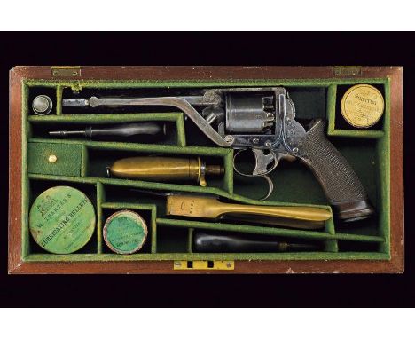 dating: about 1855 provenance: Liverpool, Octagonal, rifled, 11 mm cal. barrel, engraved at the ends, with fore-sight; five-s