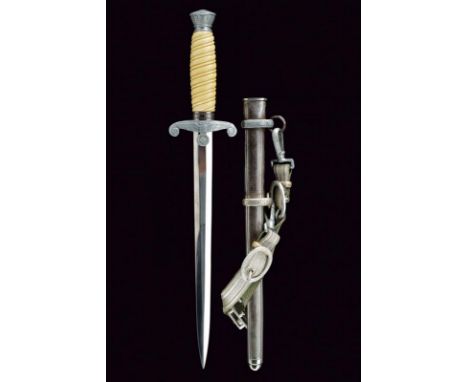 dating: 1933-45 provenance: Germany, Straight, double-edged blade of hexagonal section, with Lüneschloss from Solingen manufa