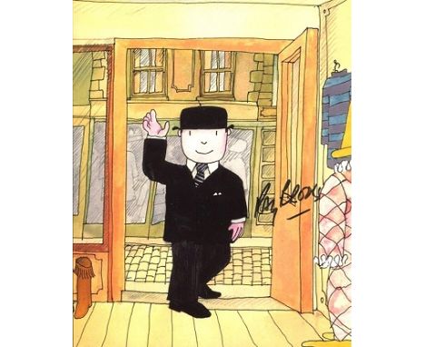  MR BENN: 8x10 photo signed by actorRay Brooks who narrated the memorable children’s TV series Mr Benn  Good condition. All s