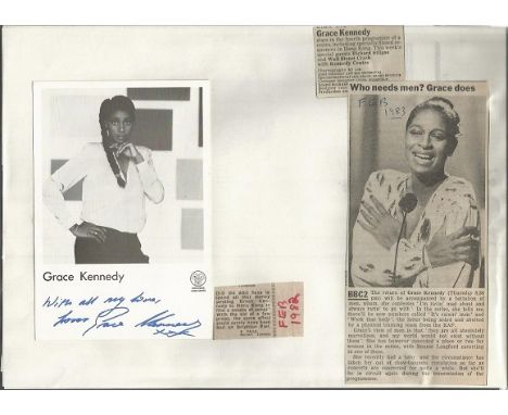 Mixed Autograph Collection 1. Large folder containing approximately 25 or so autographed items. Part of a vast collection, th