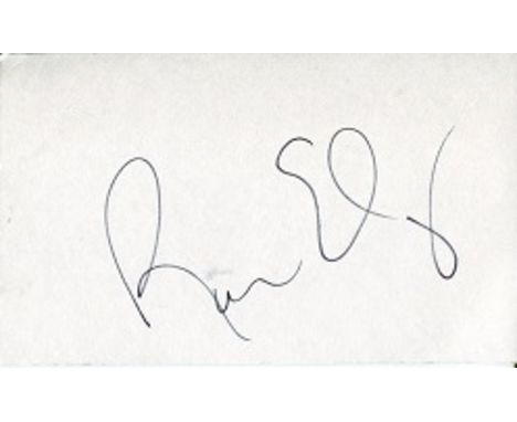  TARZAN: Autograph album page,approx. 5x3 inches, signed by actor Ron Ely who starred as Tazan in the 70’s TVseries and in se