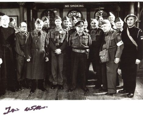  DADS ARMY: 8x10 photo signed byFrank Williams who plays the Vicar in this much loved TV comedy series  Good condition. All s