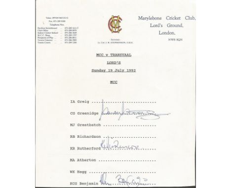 International Test Cricketers Collection. 18 International Test Cricketers autographs on small magazine photos and clippings.