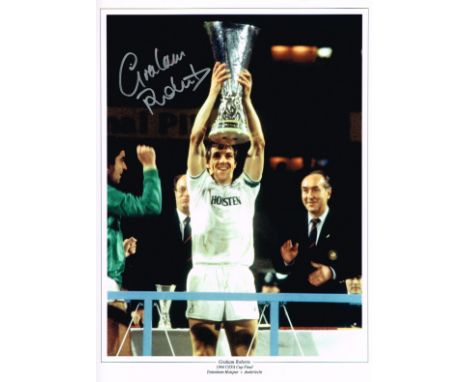 Graham Roberts autographed football photo. High quality colour 16x12 inch photograph autographed by former Tottenham Hotspur 