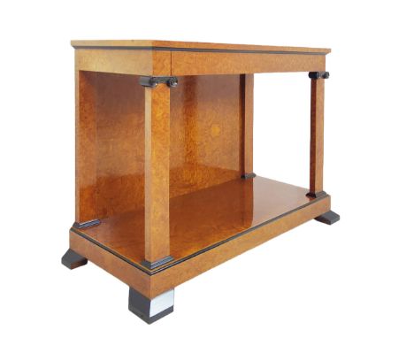 CONSOLE TABLE, Biedermeier style, 41cm D x 104cm W 86cm H.
